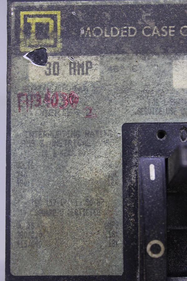 Used SQUARE D I-LINE CIRCUIT BREAKER FA24030BC SERIES 2 30 AMP 480 VAC 2-POLE