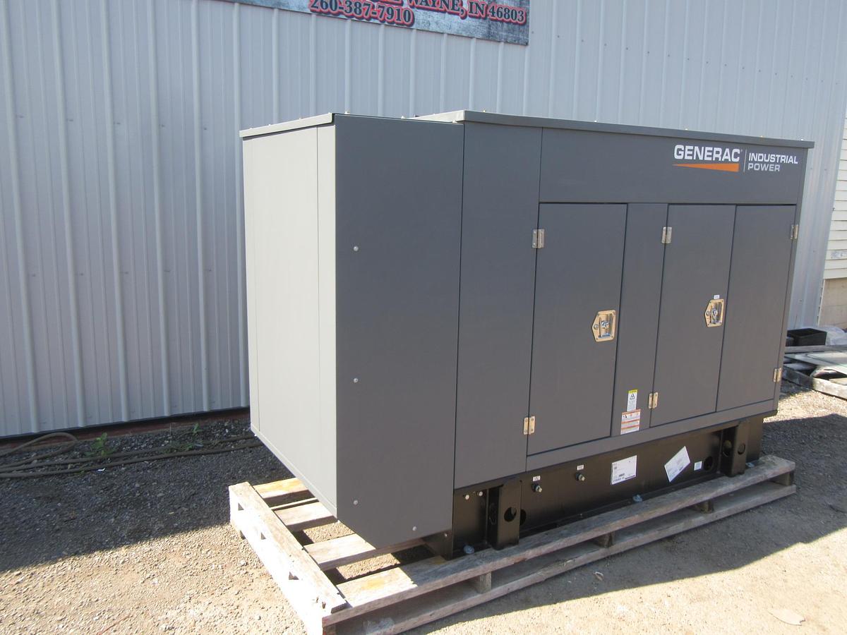 NEW 48 KW GENERATOR NATURAL GAS GENERAC 120/240V  SOUND ENCLOSED VIDEO 50 KW