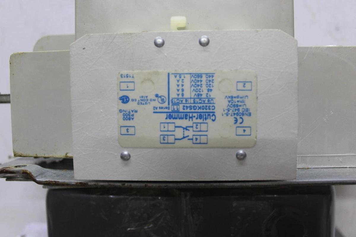 Used EATON CONTACTOR C825KN9 200 AMP 600 VOLT 3-PHASE COIL: 120 VOLT *WARRANTY*