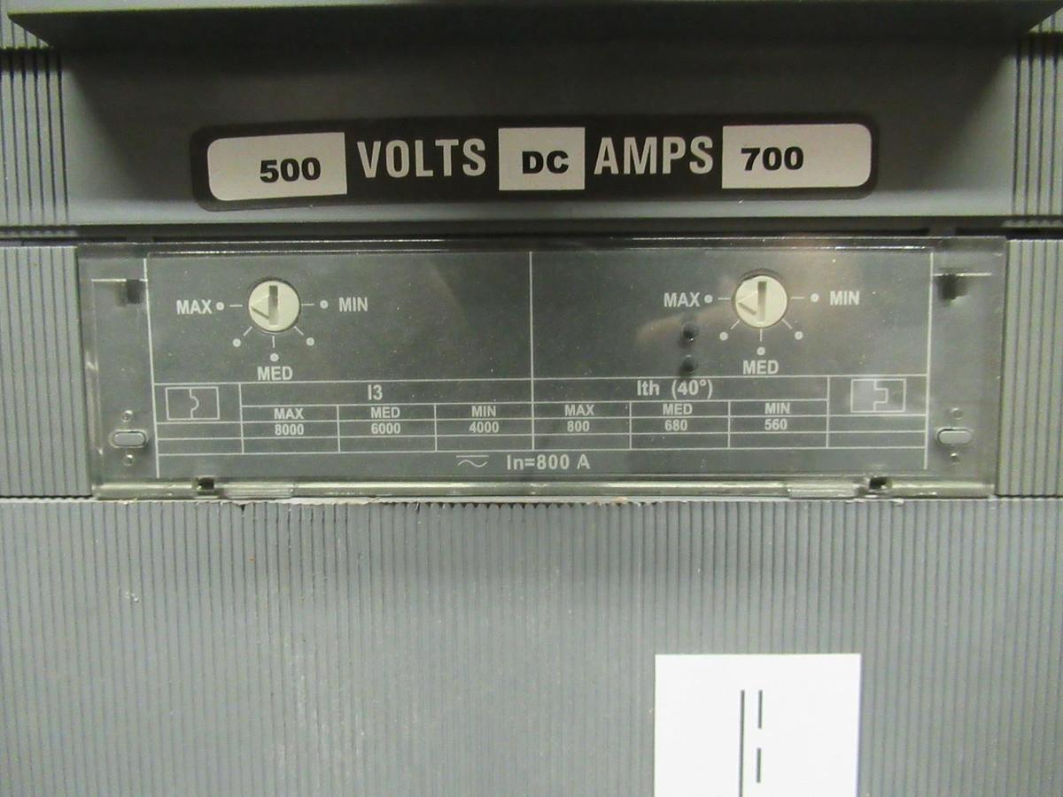 Used ABB CIRCUIT BREAKER SACE-S6 S6N 600V 800A 3-POLE 3-PHASE **WARRRANTY**