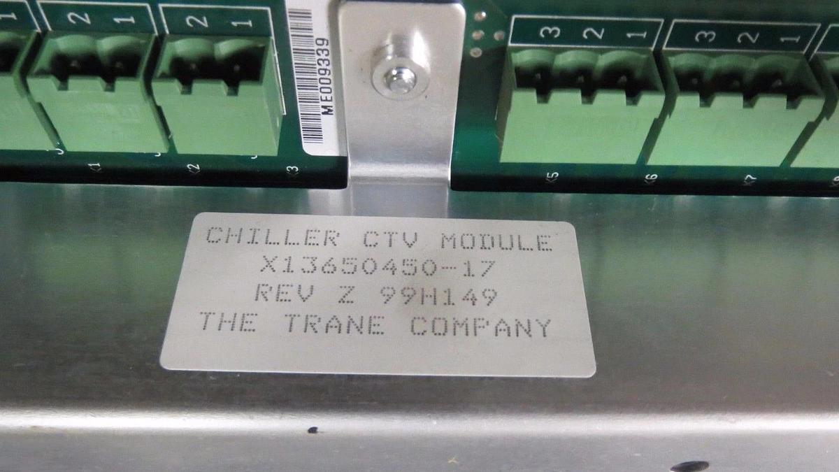 Used TRANE CHILLER CTV MODULE X13650450-17 REV Z *WARRANTY INCLUDED*