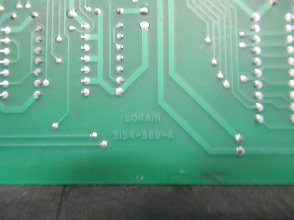 Used LORAIN CIRCUIT BOARD 3154-369-A / 4867-705 **WARRANTY INCLUDED**