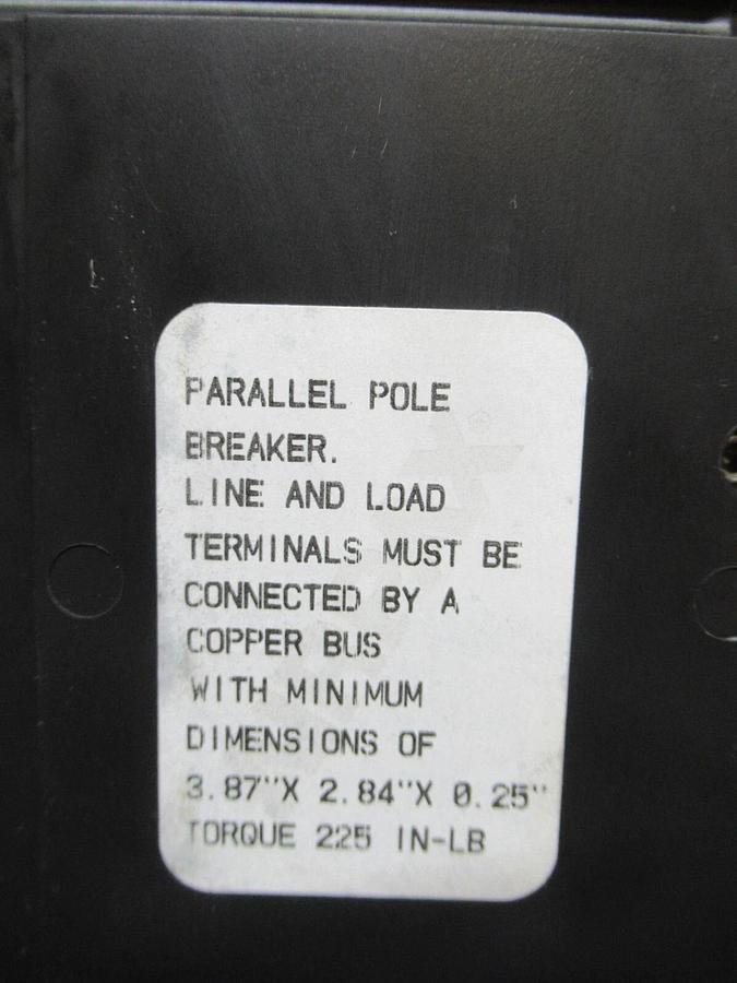 Used AIRPAX BREAKER JTEP-3-1REC4R-30270-282 750 AMP TRIP 80 VDC L-5460 **WARRANTY**