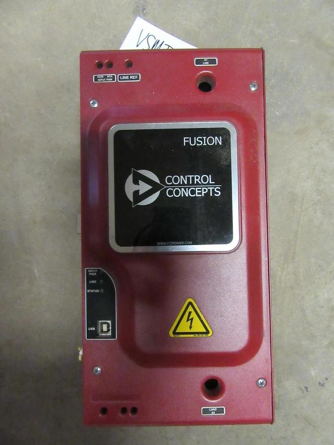 Used CONTROL CONCEPTS SCR POWER CONTROLLER FUSION-ZC-1-8000 24-600 VAC 320A 1-PHASE