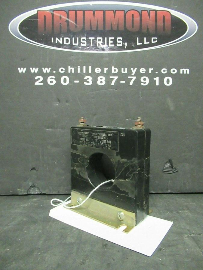 Used INSTRUMENT TRANSFORMERS CURRENT TRANSFORMERS CAT 5 SHT-801 800:5 AMP