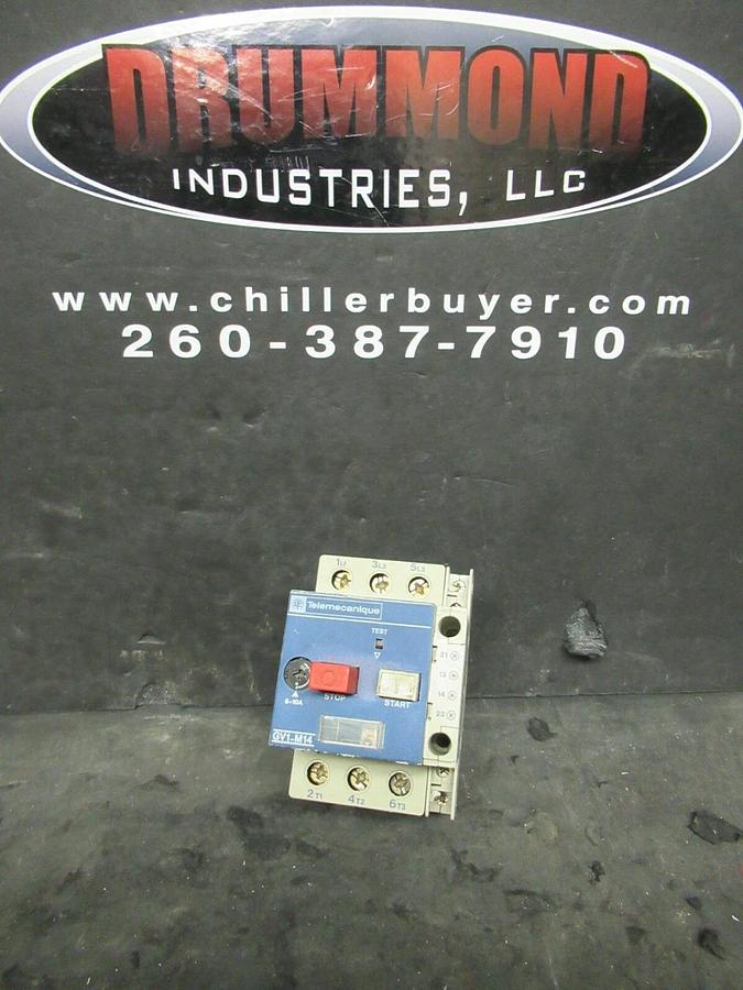 Used TELEMECANIQUE MANUAL MOTOR STARTER GV1-M14 5 HP @ 460 VAC 3 PH 6 - 10 AMPS