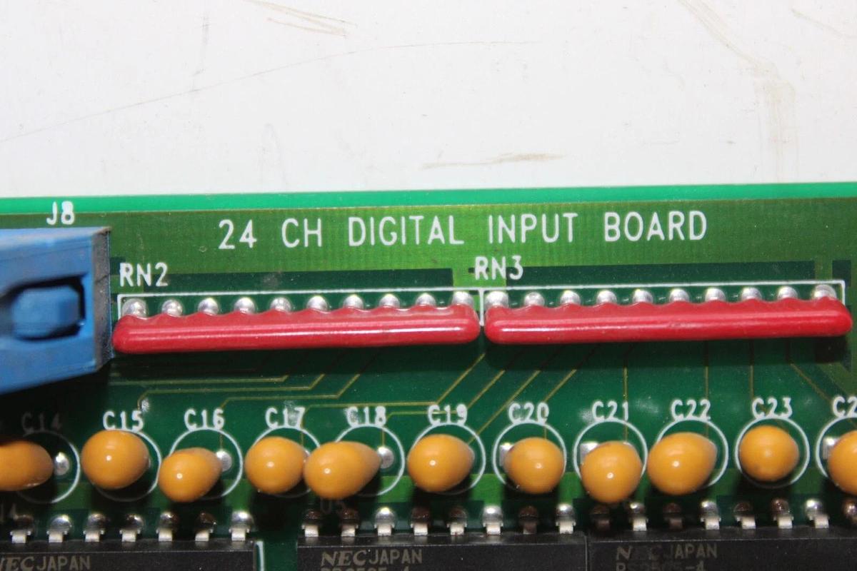 Used MCQUAY 24 CHANNEL DIGITAL INPUT CIRCUIT BOARD 658160B-03 006-000421-03 REV. A