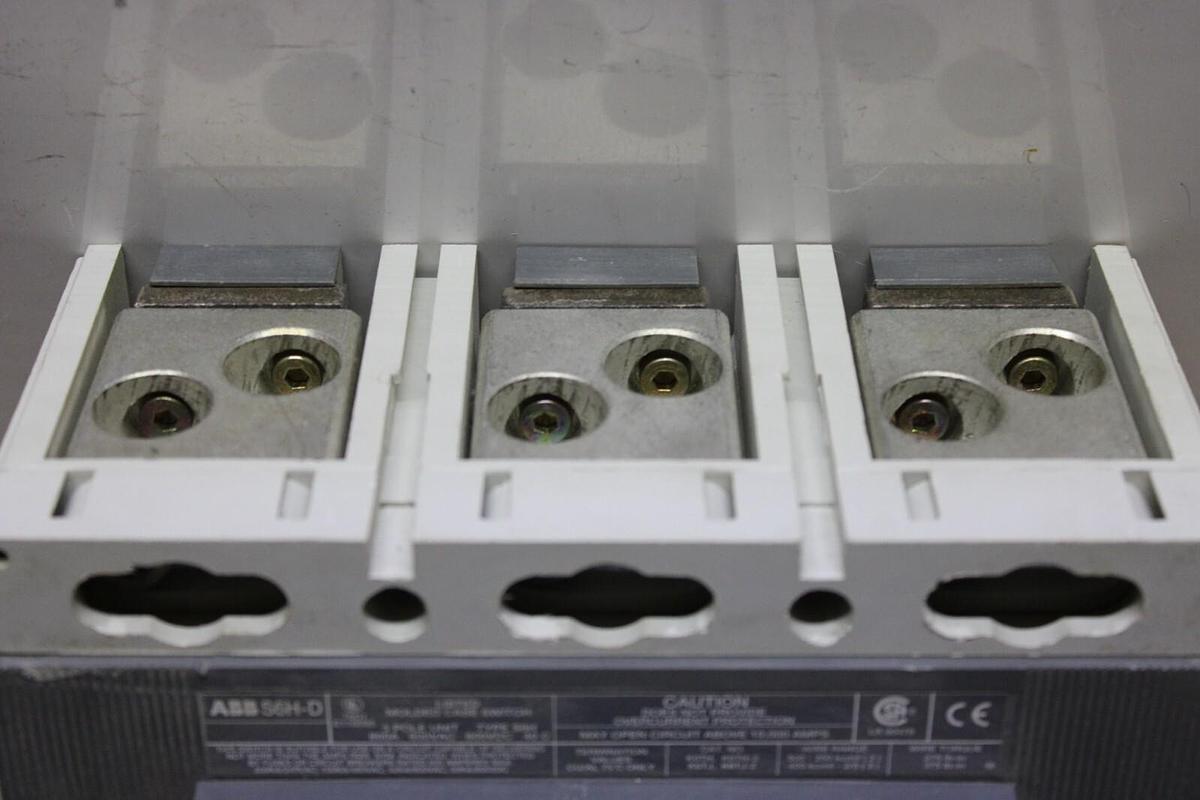 Used ABB MOLDED CASE SWITCH SACE S6H-D 800 AMP 600 VOLT 3-POLE W/ OPERATOR