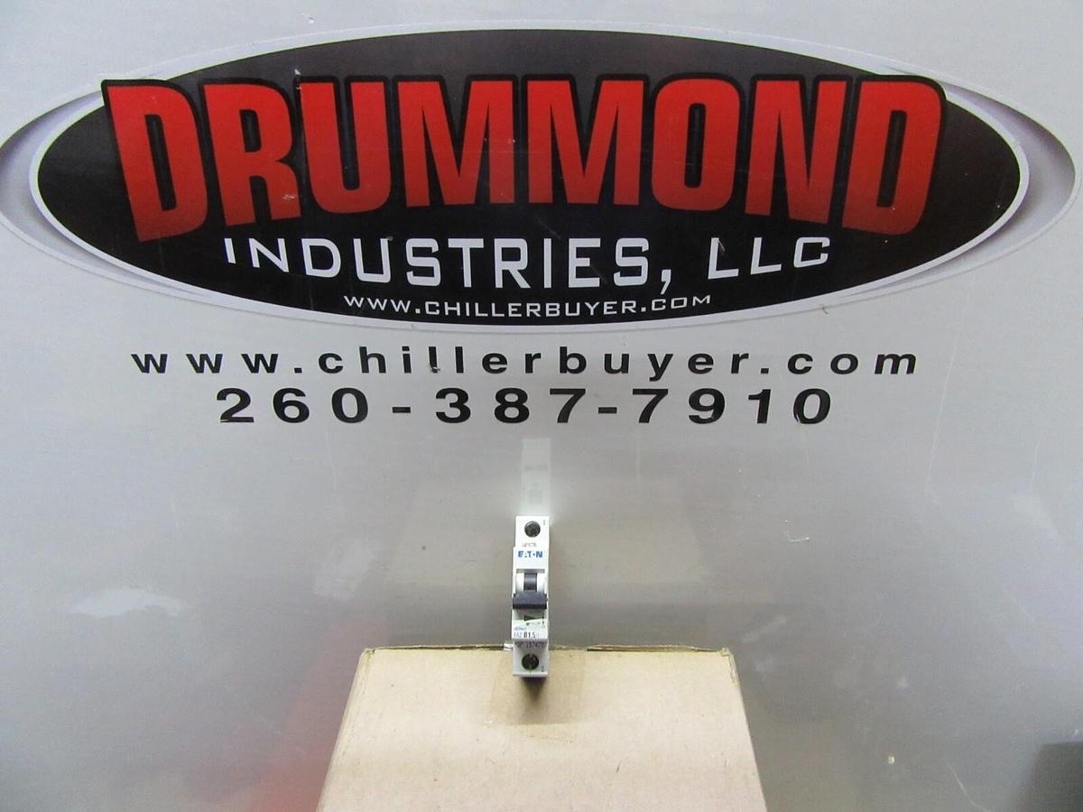 Used EATON SINGLE POLE BREAKER FAZ-B1,5/1-SP 6 AMP 277 VAC **WARRANTY INCLUDED**