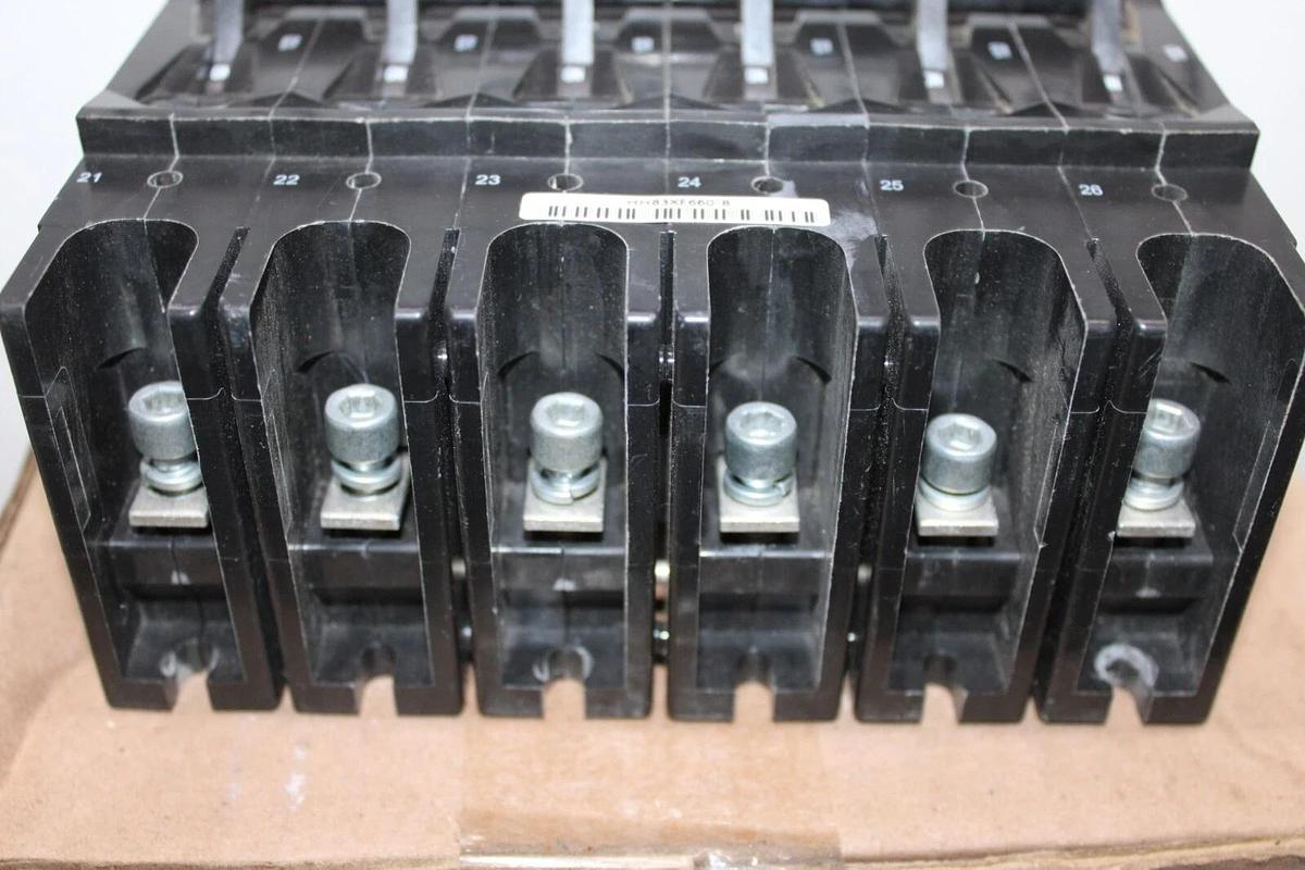 Used AIRPAX BREAKER 209-6-2601-660 6-POLE 240 VAC 115 AMP HH83XE660-B