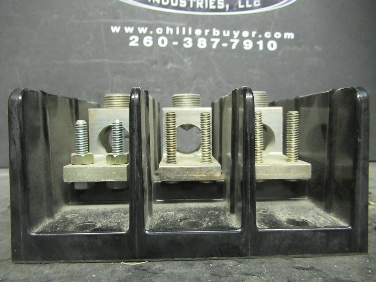 Used MARATHON 1443569 DISTRIBUTION LUG SET 380 AMP 500 MCM - 1/4-20 STUD 600 V 3 PH