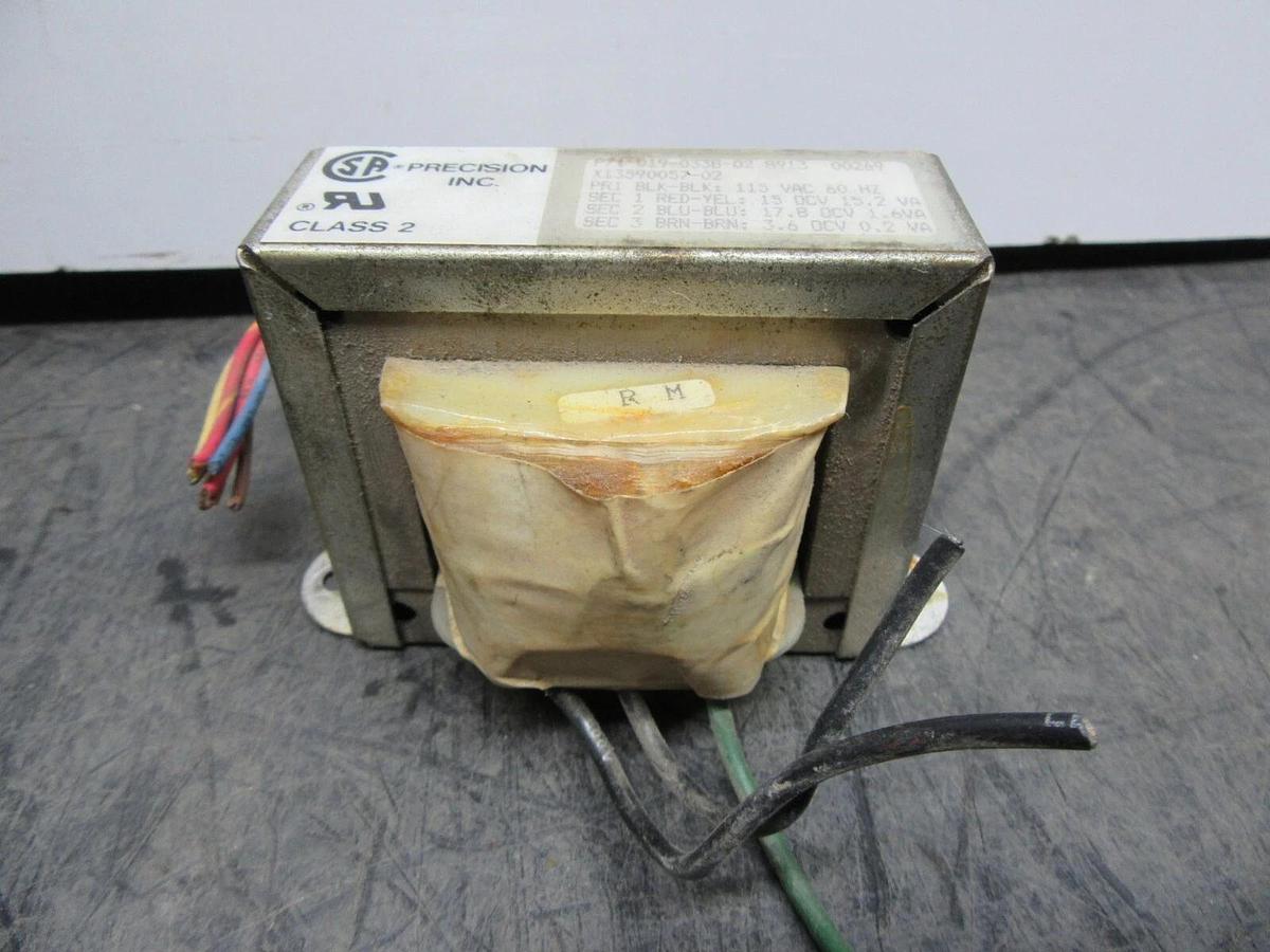 Used 15 VA PRECISION INC X13590057-02 019-0338-02 115 VAC 60 HZ