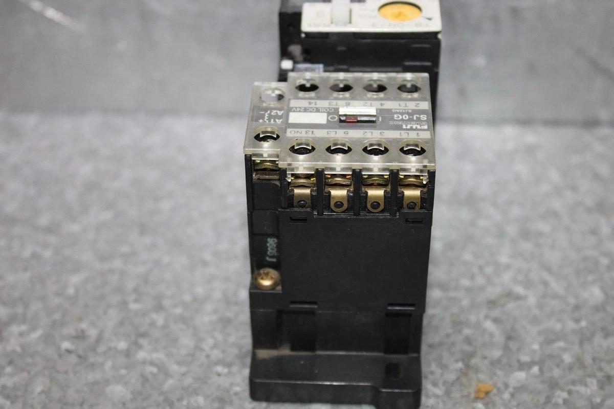 Used FUJI ELECTRIC MAGNETIC STARTER SJ-0G 440 VOLT 15 AMP W/ TR-0N/3 OVERLOAD