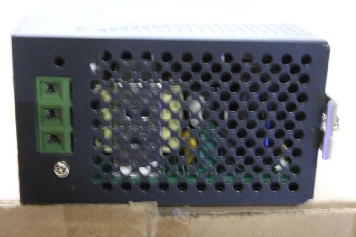 Used CONNECTWELL POWER SUPPLY PSS120/24/5 INPUT: 230 VAC 2.8A OUTPUT: 24 VDC 120W