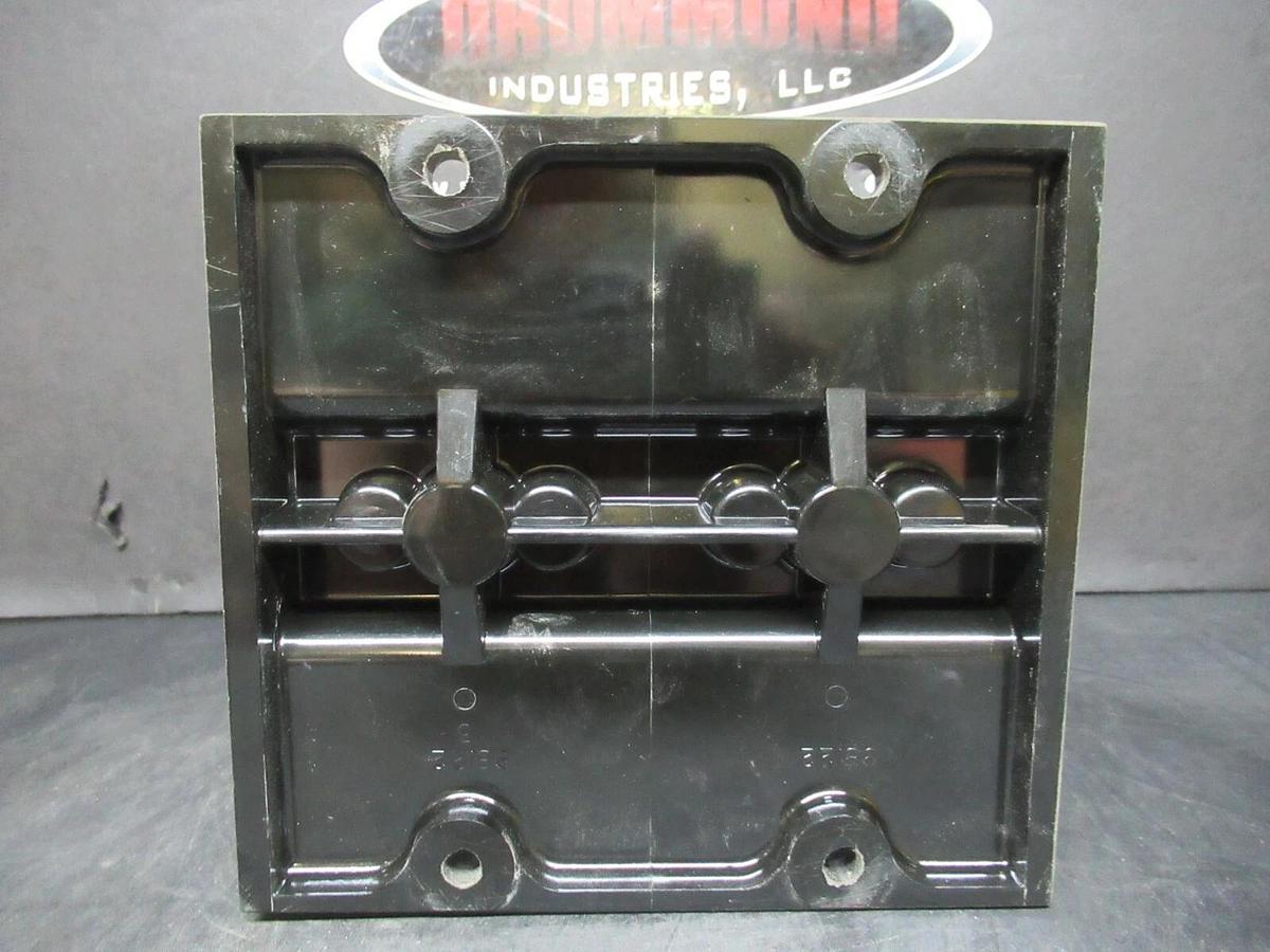 Used MARATHON TWO POLE POWER DISTRIBUTION BLOCK 1452205 1452599 600 VOLT 760 AMP