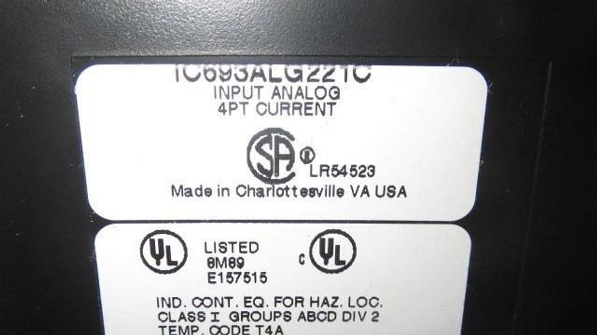 Used GE FANUC 90-30-- INPUT ANALOG--IC693ALG221C **WARRANTY INCLUDED**