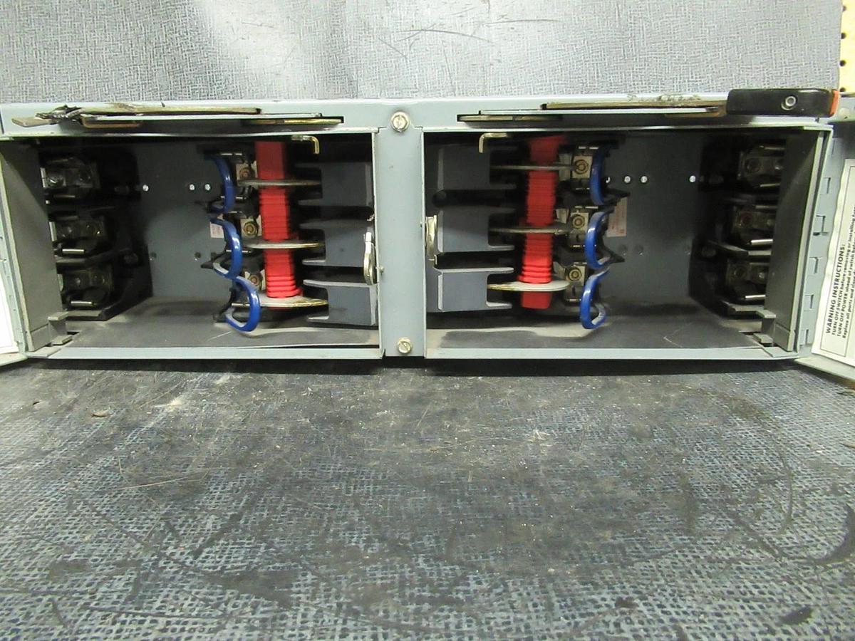 Used SQUARE D TWIN QMB SWITCH UNIT QMB-362-T 600V 60A 50HP **WARRANTY INCLUDED**
