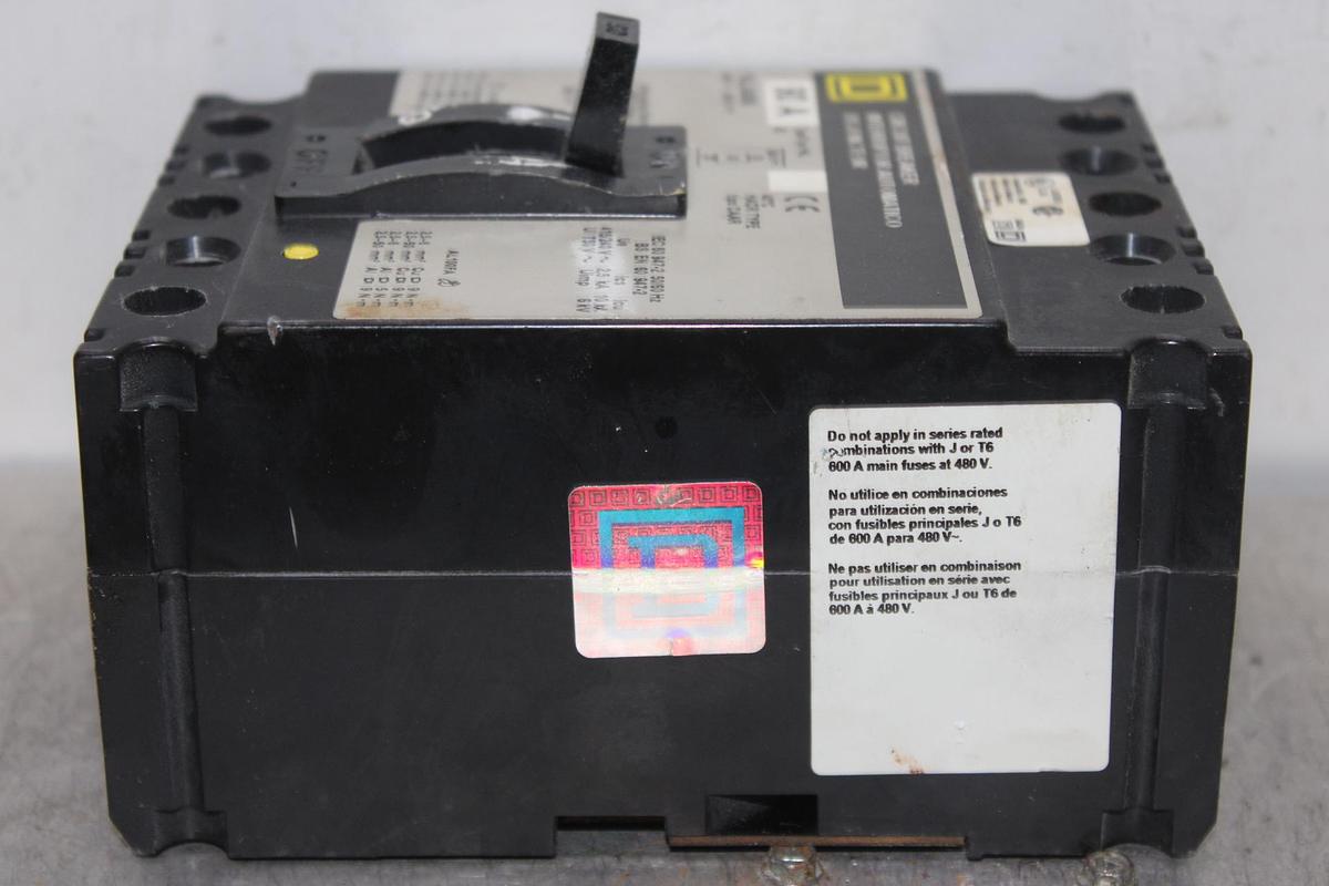 Used SQUARE D CIRCUIT BREAKER FAL34020 20 AMP 480 VAC 3-POLE **WARRANTY**