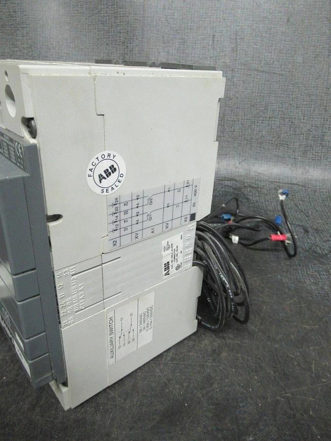 Used 150 AMP ABB BREAKER SACE S3 S3N 500 VDC 2 POLE W/ AUXILIARY SWITCH & UVR