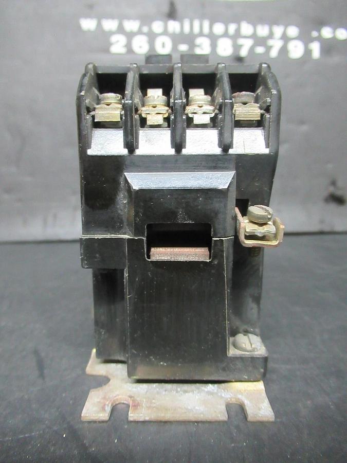 Used CUTLER-HAMMER INDUSTRIAL CONTROL RELAY BF22F 600 VOLT 10 AMP COIL: 120 V