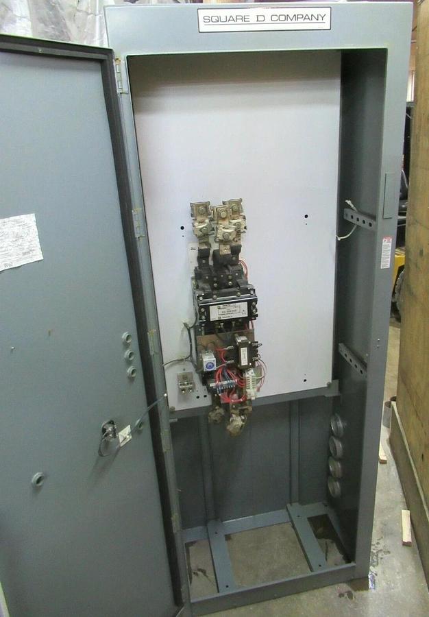 Used SQUARE D ENCLOSED STARTER 8502SJO2SX01 NEMA 7 STARTER NEMA 3R ENCLOSURE 600 VAC