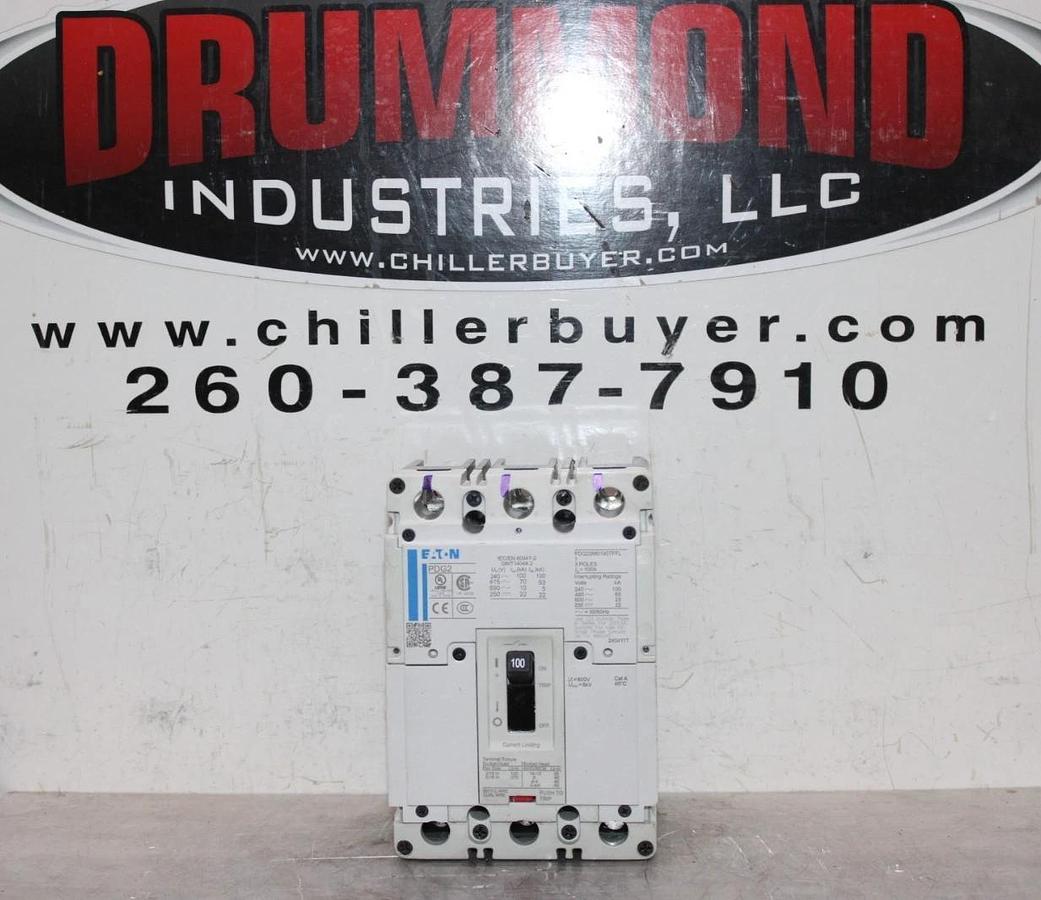 NEW EATON CIRCUIT BREAKER PDG23M0100TFFL 100 AMP 3-POLE 600 VAC *WARRANTY*