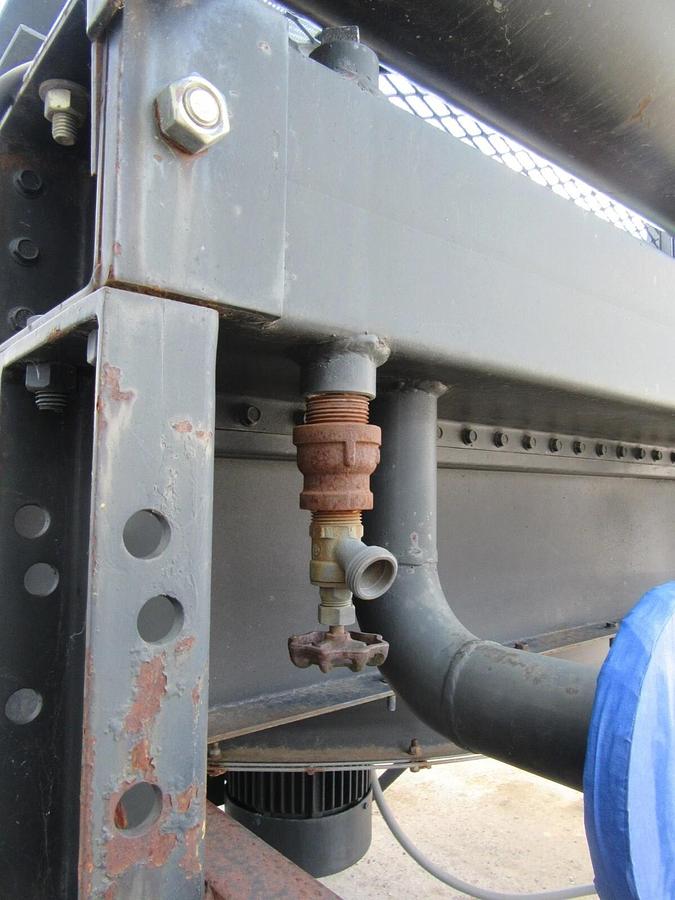 Used 10 HP IEA INC REMOTE RADIATOR / FAN COIL HC030S25 3" / 2" IN/OUT 230/460 V 3 PH