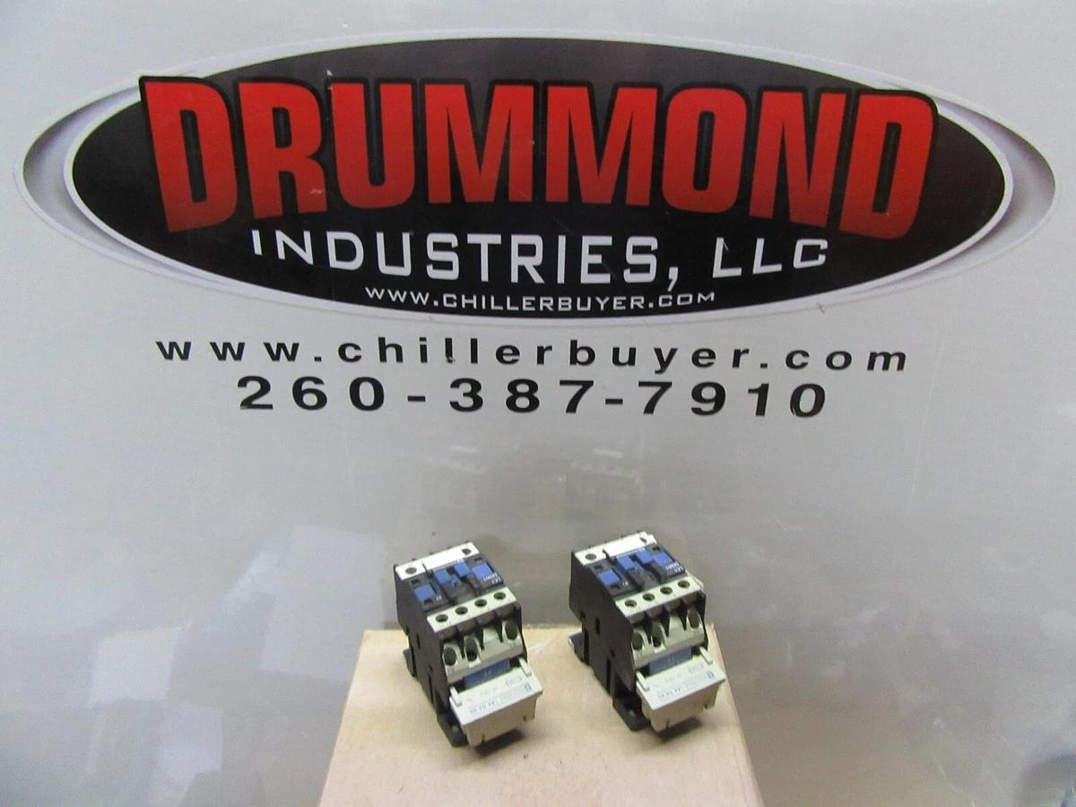 Used LOT OF 2 TELEMECANIQUE CONTACTOR LC1-D0901 600 VOLT 25 AMP 7.5 HP