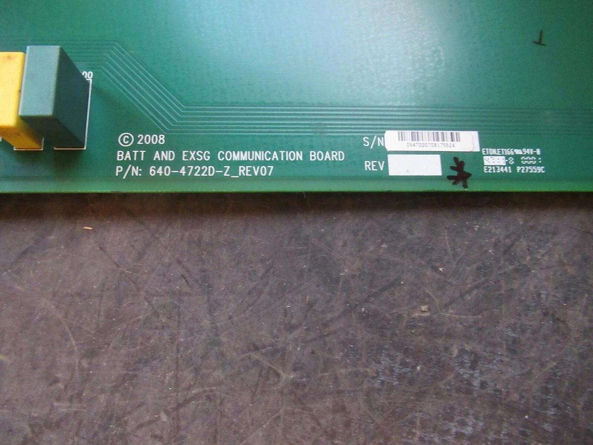Used APC BATT AND EXSG COMMUNICATION BOARD 640-4722D-Z REV 07 **WARRANTY INCLUDED**