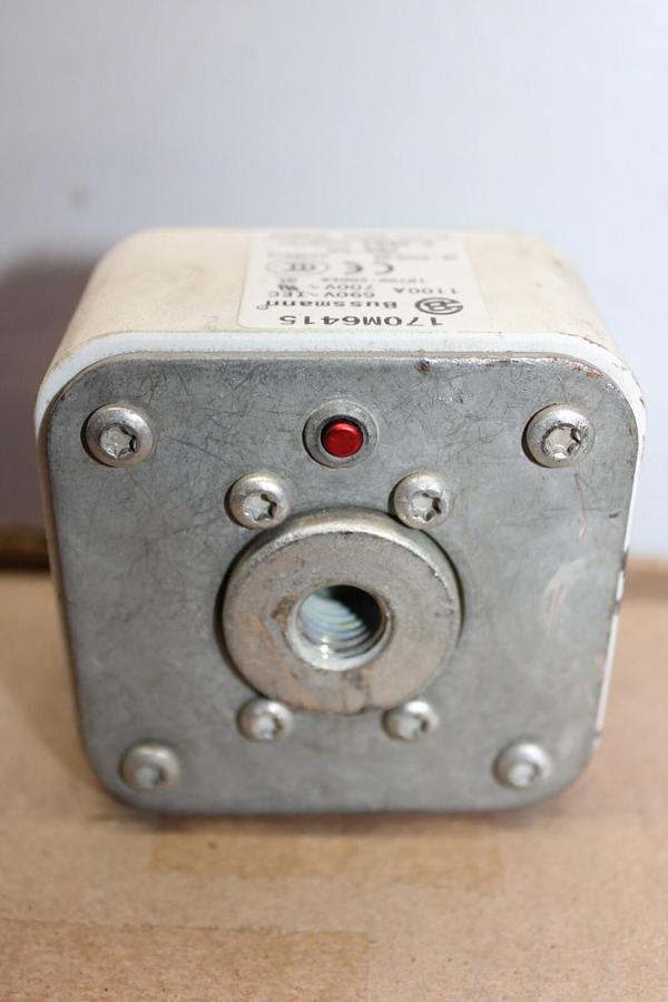Used BUSSMANN SQUARE BODY FUSE 170M6415 1100 AMP 700 VAC IR700 200KA **WARRANTY**