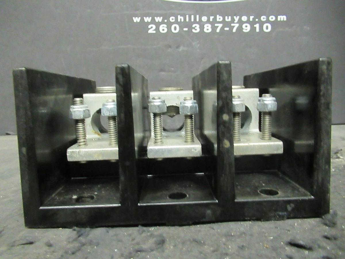 Used MARATHON 1443569 DISTRIBUTION LUG SET 380 AMP 500 MCM - 1/4-20 STUD 600 V 3 PH