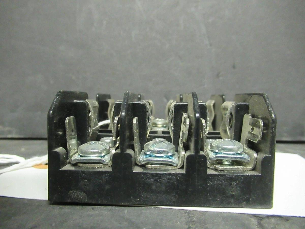 Used BUSSMAN FUSE HOLDER BM6033PQ FOR 30 AMP 600 V FUSES **WARRANTY**
