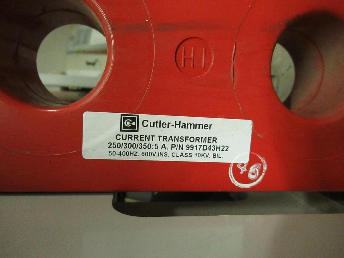 Used CUTLER HAMMER SRNR3NL4E1-C250MB44 / SJS50VW430 CONTACTOR 360 AMP 4160 VOLTS