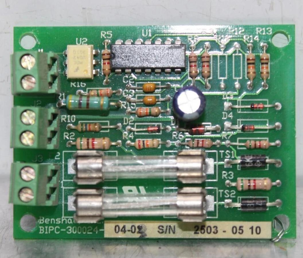 Used BENSHAW THERMISTOR INTERFACE CIRCUIT BOARD BIPC-300024-04-03 *WARRANTY*