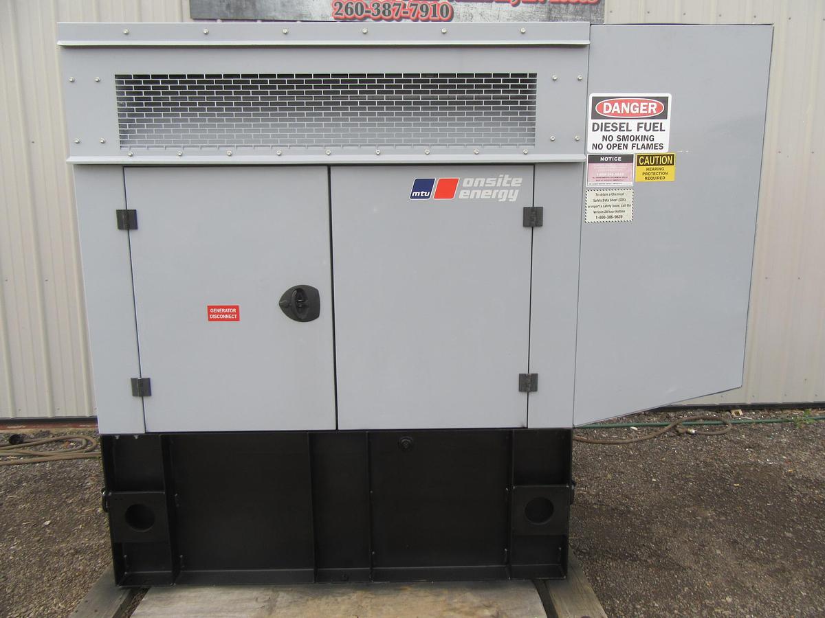 Used 20 KW DIESEL GENERATOR MTU 120/240 V 4LE1 ISUZU SOUND ENCLOSED 299 HRS VIDEO