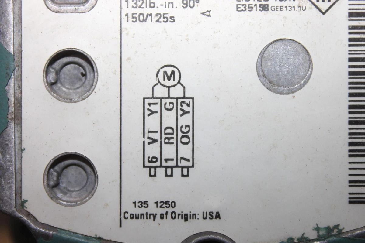 Used BRAY CONTROLS DELTA ELECTRIC ACTUATOR DC24-132-T 24 VAC 3 VA NEMA 1 265 BAR