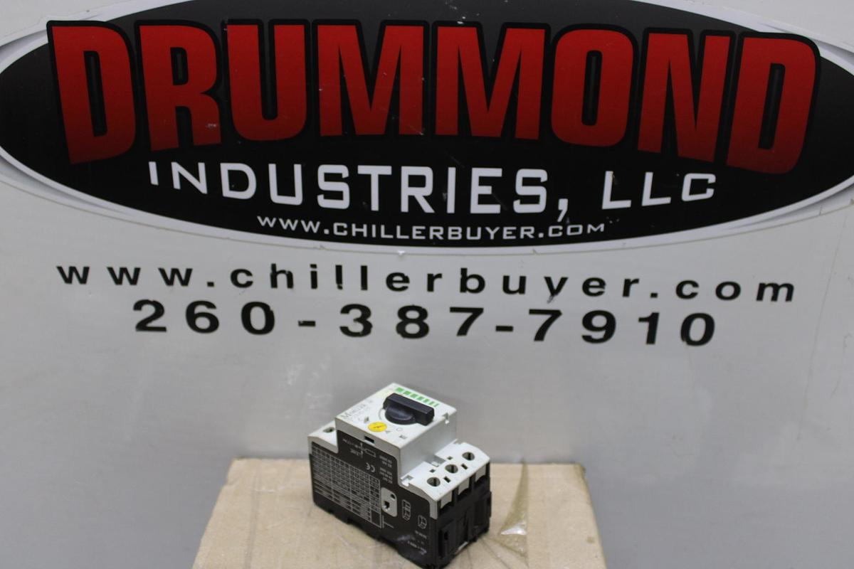 Used MOELLER MANUAL MOTOR STARTER PKZM0-4 600 VAC 4 AMP 3-PHASE