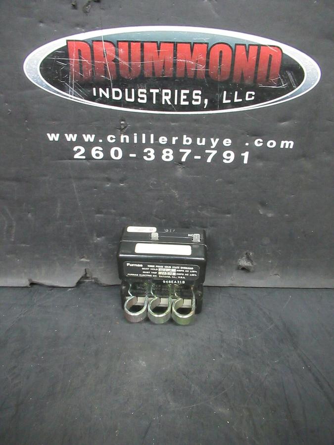 Used FURNAS THREE PHASE SOLID STATE OVERLOAD 948E31B 113:4 AMP TRIP **WARRANTY**