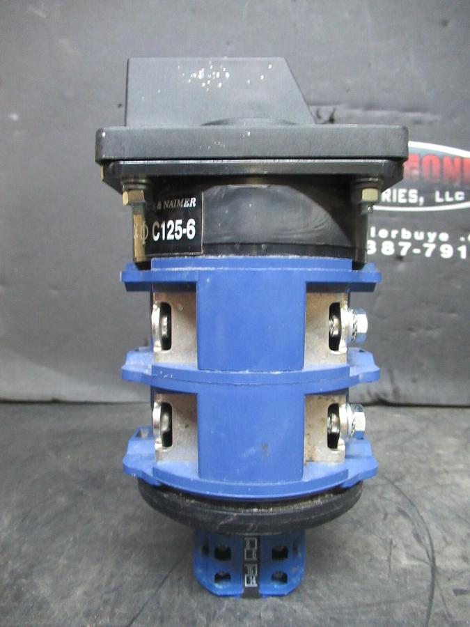 Used KRAUS + NAIMER C125-6 + CAD-11 GENERAL PURPOSE ROTARY CAM SWITCH 600 VAC 150 AMP