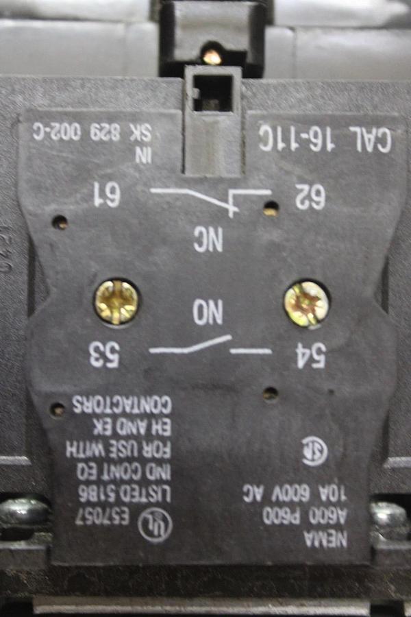 Used ABB CONTACTOR EH145 200 AMP 600 VAC 3-POLE 125 HP COIL: 24 VOLT *WARRANTY*