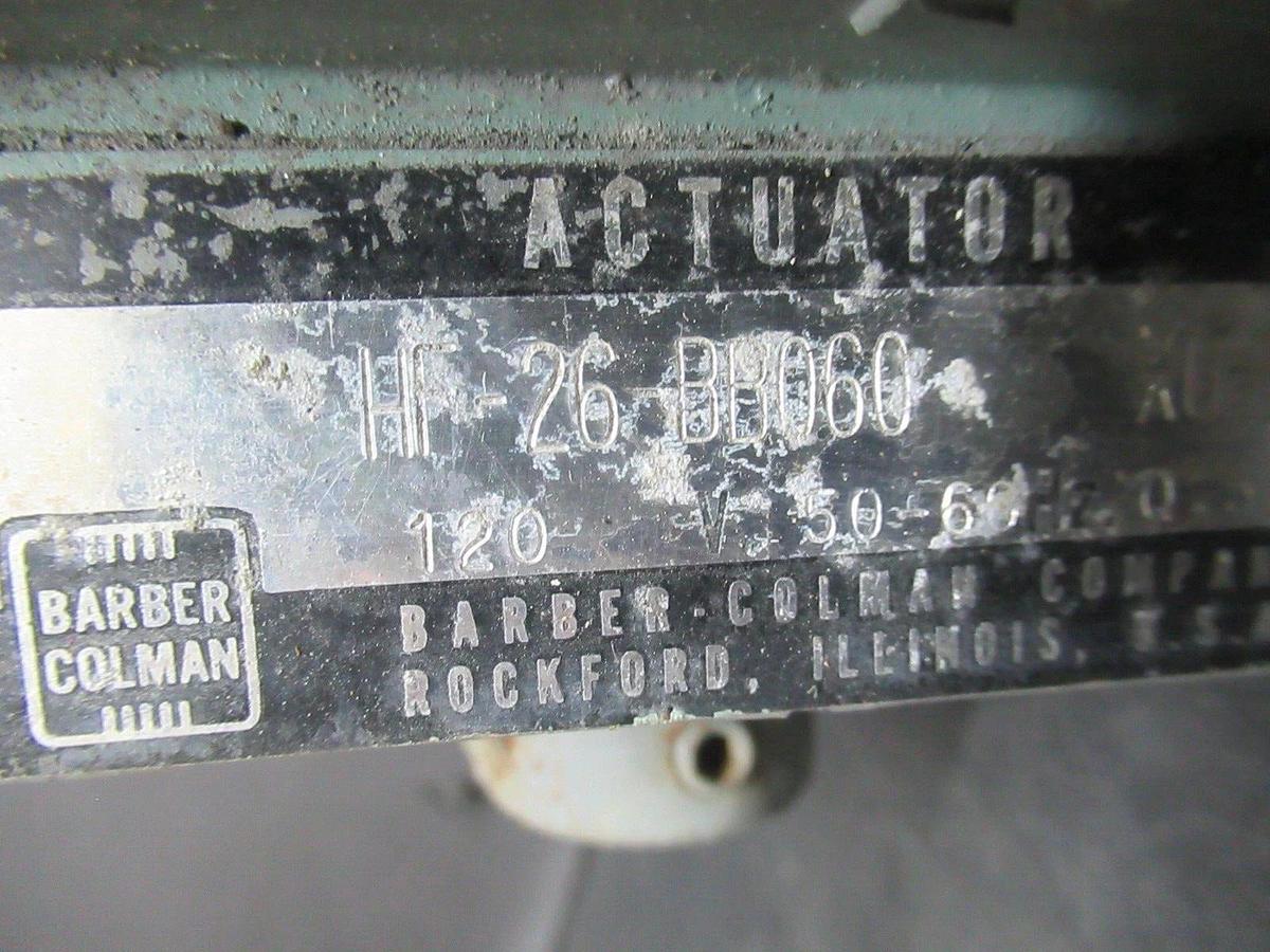 Used BARBER COLMAN ACTUATOR HF-26 BB060 XU-236 120 VOLT 0.5 AMP 28 WATT **WARRANTY**