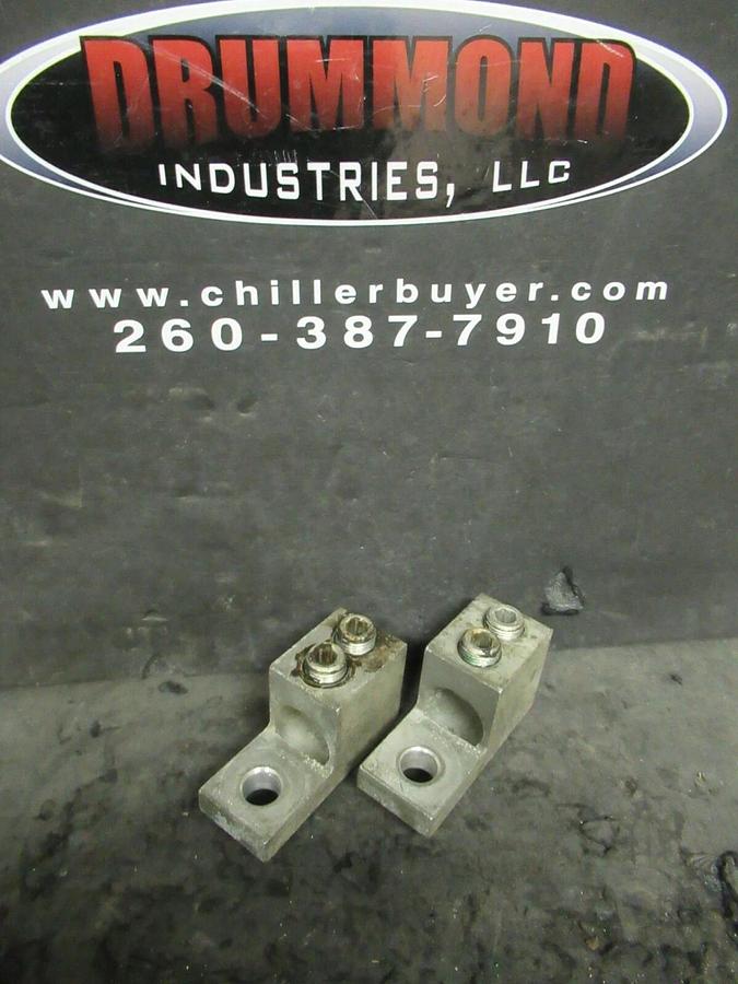 Used (2 QTY) SQUARE D A-800S 1 SINGLE BARREL MECHANICAL CONNECTOR LUG TAP 800MCM  3/0