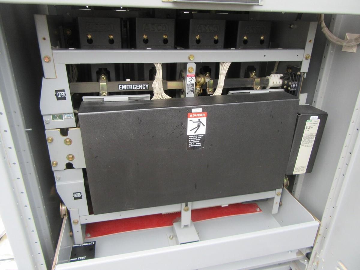 Used 1000 AMP ASCO AUTOMATIC TRANSFER SWITCH 7000 SERIES 480 V ATS BYPASS ISOLTION