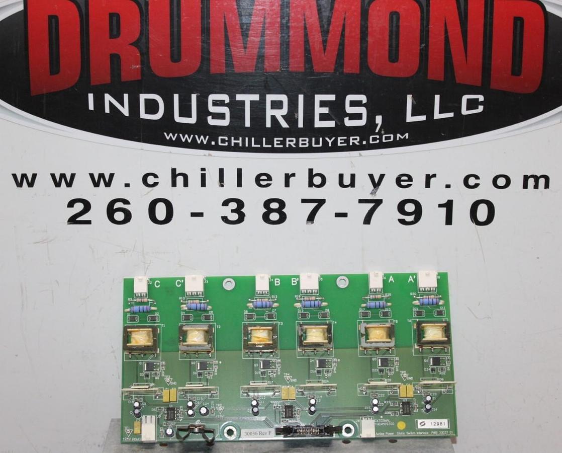 Used ACTIVE POWER STATIC SWITCH INTERFACE 30037-01 30036 REV. F **WARRANTY**