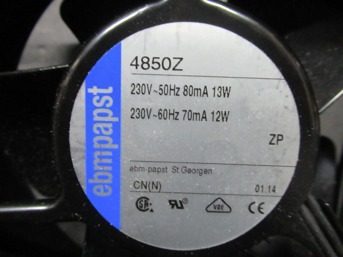 NEW SURPLUS EBMPAPST 4850Z AXIAL COOLING FAN 230 VAC 50/60 HZ 70/80 mA 12/13 W