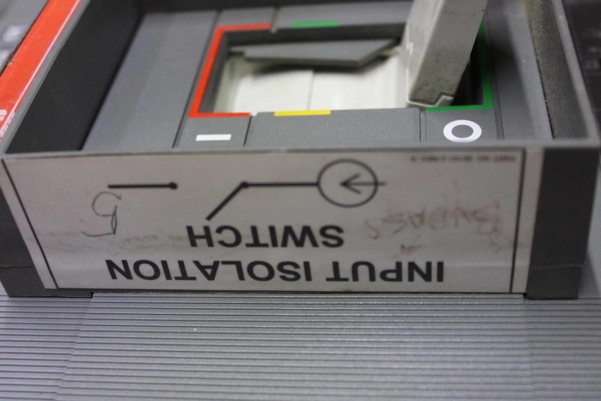 Used ABB CIRCUIT BREAKER SACE S7H 1200 AMP 600 VOLT 3-POLE SACE S7