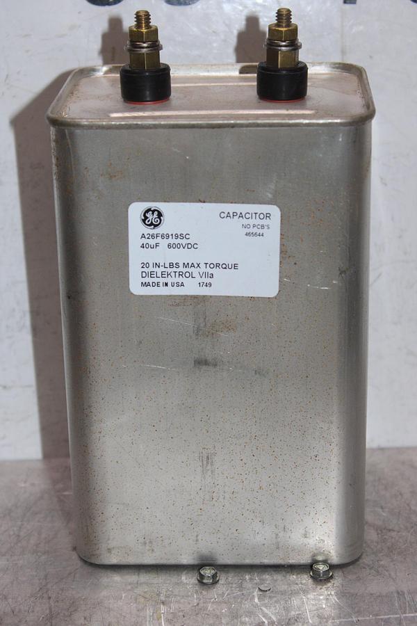 Used LOT OF 3 GENTEQ CAPACITORS 97F8264 45 uF 600 VAC 50/60 HZ