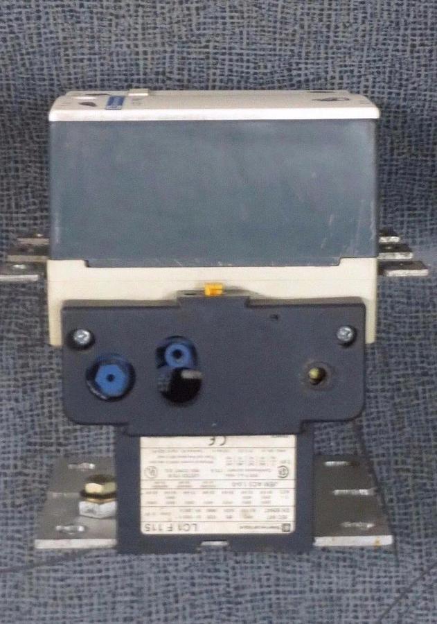 Used TELEMECANIQUE SQUARE D CONTACTOR LC1F115 175 AMP 600 VAC 100 HP WITH 110V COIL