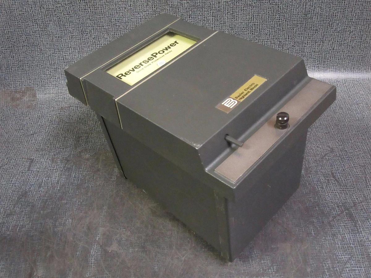 Used BASLER ELECTRIC PRP110 REVERSE POWER SOLID STATE PROTECTIVE RELAY 90556001