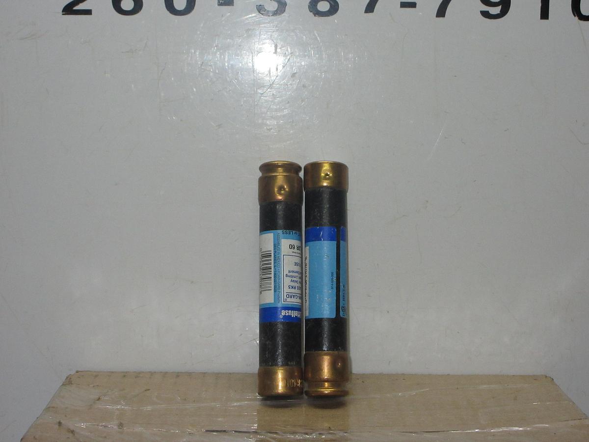 Used LOT OF 3 FUSETRON DUAL ELEMENT TIME-DELAY FUSE FRS-R-35 35 AMP 600V CURRENT LIMITING